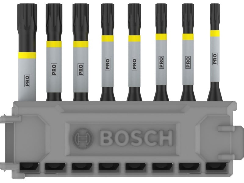 BOSCH PRO set de vârfuri de biți 8 bucăți 55 mm (T15, T20 x 2, T25 x 2, T30 x 2, T40) Pick & Click