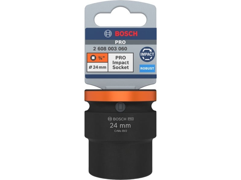 BOSCH PRO Socket 3/4" 24 mm CrMo