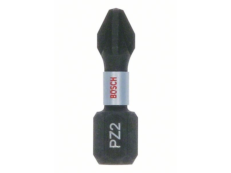 BOSCH Vârf bit PZ2 x 25 mm 1/4" Tic Tac în cutie Impact Control (25 buc)