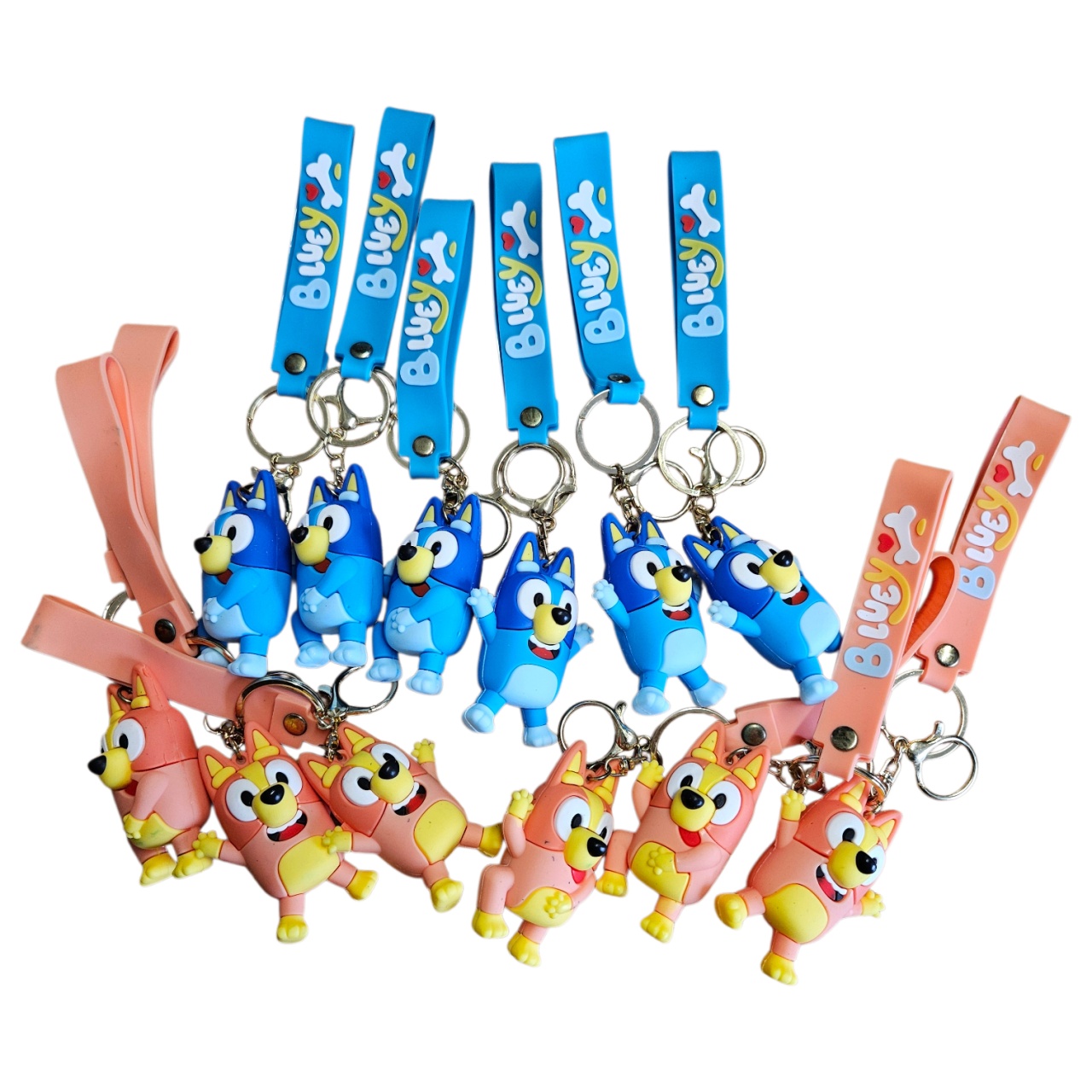 Breloc 3D Bluey – Accesoriu Vesel pentru Chei și Rucsacuri