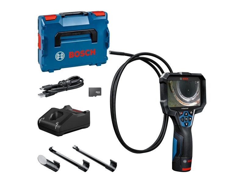 Cameră de scanare BOSCH cu acumulator GIC 12V-5-27 C în L-Boxx (1 x acumulator 2.0 Ah + încărcător rapid)