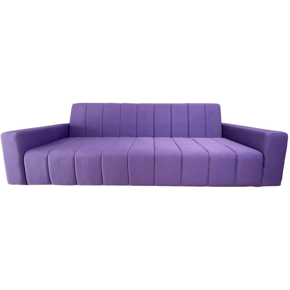 Canapea Fixa Pixie, 3 locuri, 215x83x85cm, Luna 65 Purple, Glasspandoor