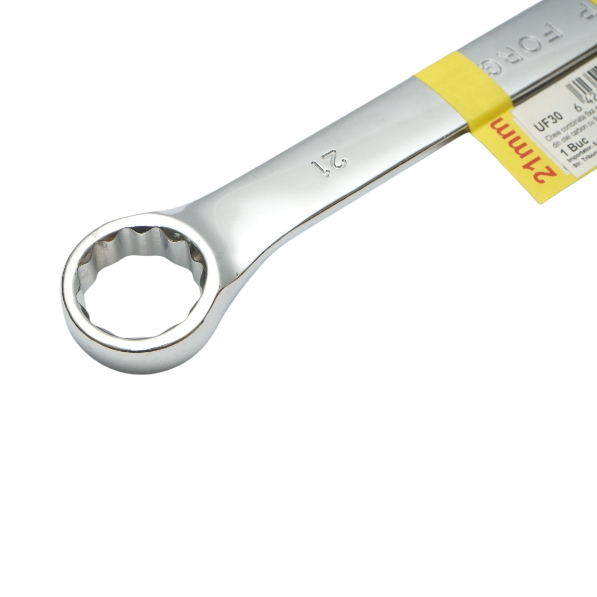 Cheie combinata fixa si inelara 21mm otel carbon , Cod: DISUF30, Crownman