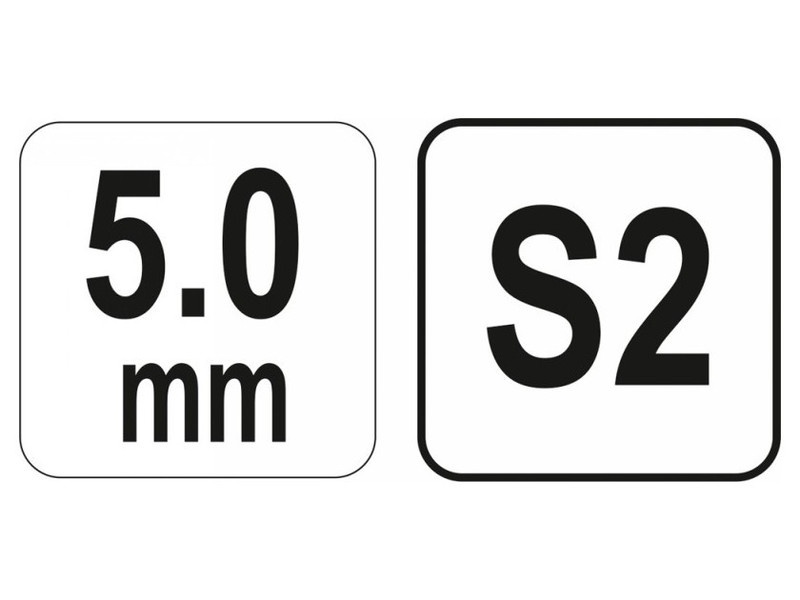 Cheie în T YATO Imbus 5,0 mm / 17 x 140 mm S2