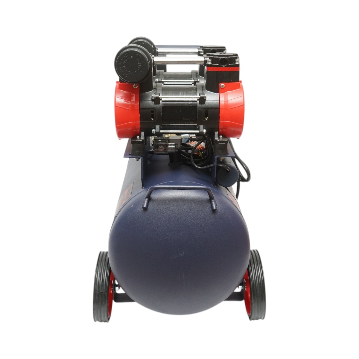 Compresor aer 50L fara ulei silentios, 2 motoare 4 cilindri 1.5KW/2CP, presiune maxima 8 bar, volum aer aspirat 170L/min, Cod: BK87729, BRECKNER GERMANY - 3 | YEO