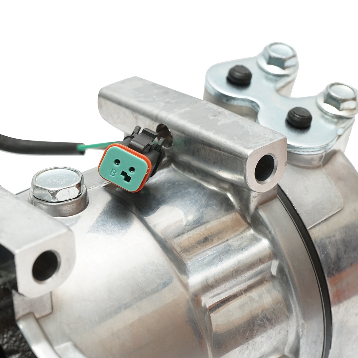 Compresor clima AC Scania cod OEM 10570608, 10573125, 1531196, 1888032, BK76085, BRECKNER GERMANY