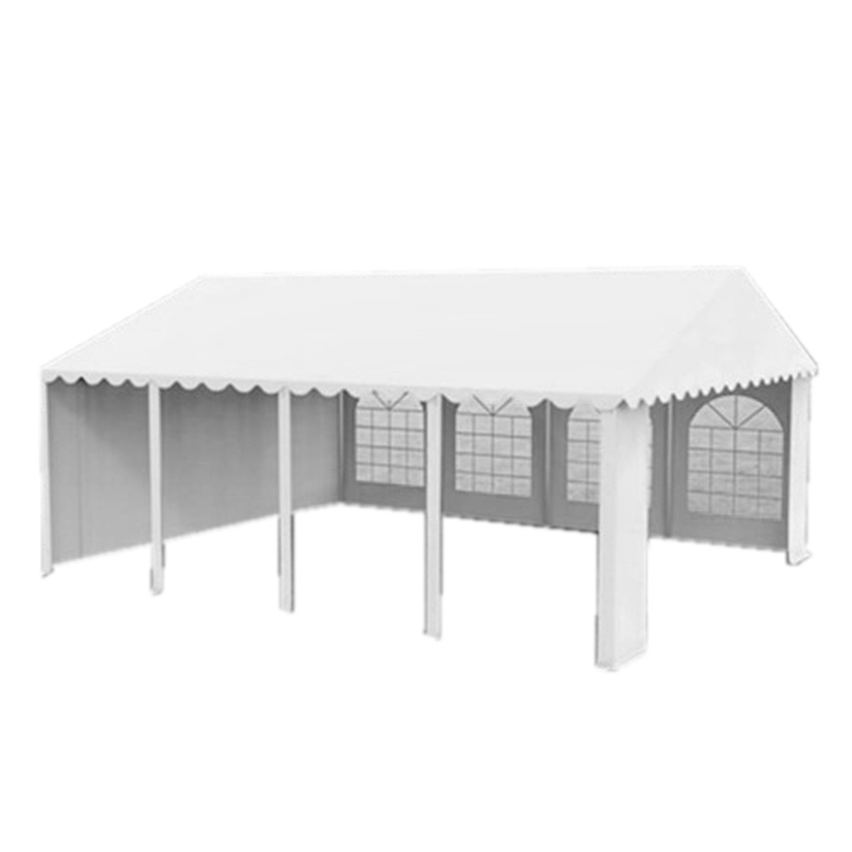 Cort pentru evenimente din PVC cu latime 3m si lungime 4m, cadru din otel galvanizat, Cod: DISLP53 - 1 | YEO