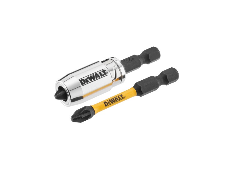 DEWALT Extreme Impact vârf bit + suport PZ2 x 50 mm (2 buc) - 1 | YEO