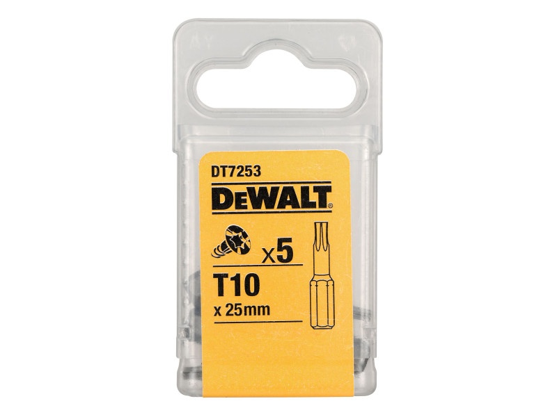 DEWALT vârf de bit T10 x 25 mm (5 buc)