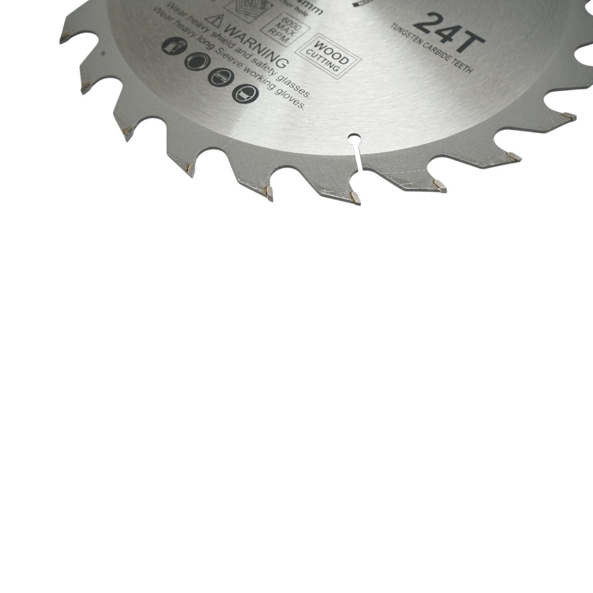 Disc circular vidia pentru lemn 250x25.4mm, viteza max. 6000rpm, 24 dinti, industrial , Cod: DISPT26, Marca: CROWNMAN - 2 | YEO