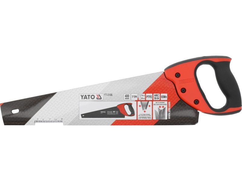 Ferăstrău YATO Foxtail 400 mm acoperit cu teflon 3 muchii - 3 | YEO