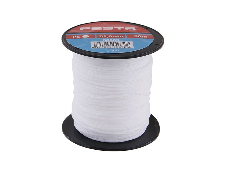FESTA Cablu de zidărie 50 fm x 2,0 mm alb