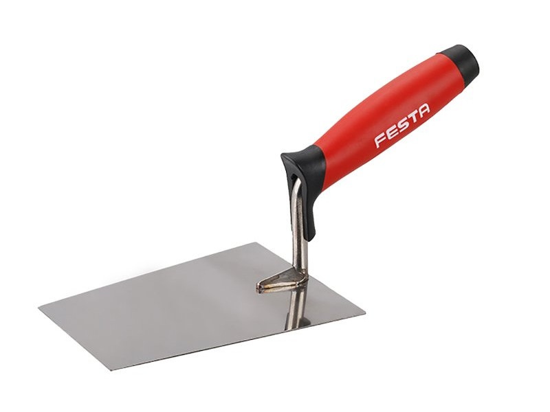 FESTA Lingură pentru zidărie 160 x 115 mm plafon inox mâner moale