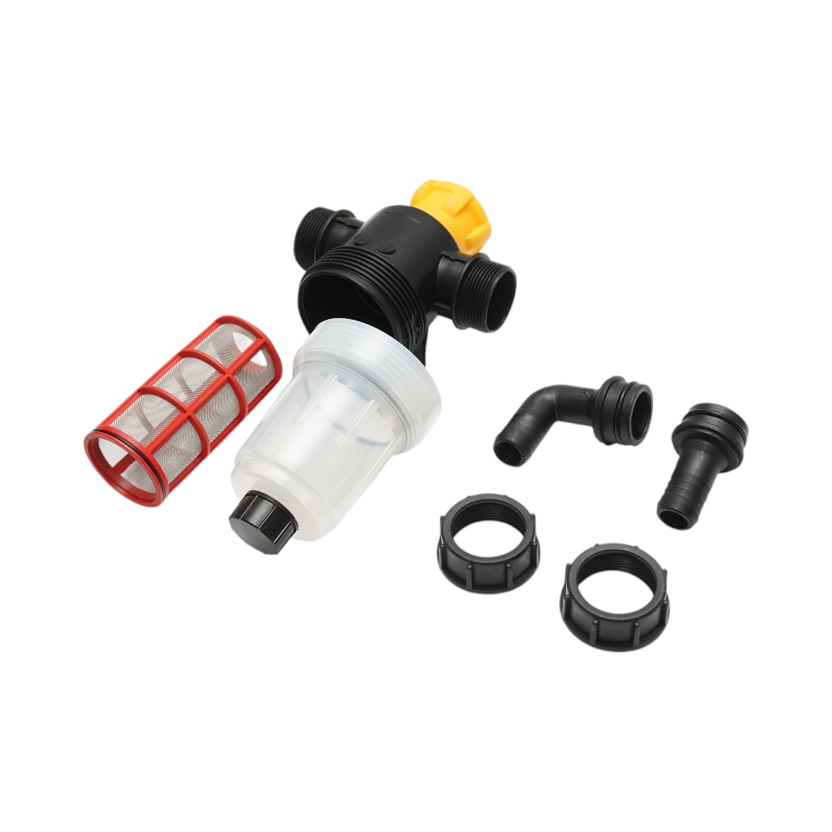 Filtru erbicidator transparent cu sita si valva autocuratare, racord 25 mm, Cod: DISPK89 - 2 | YEO