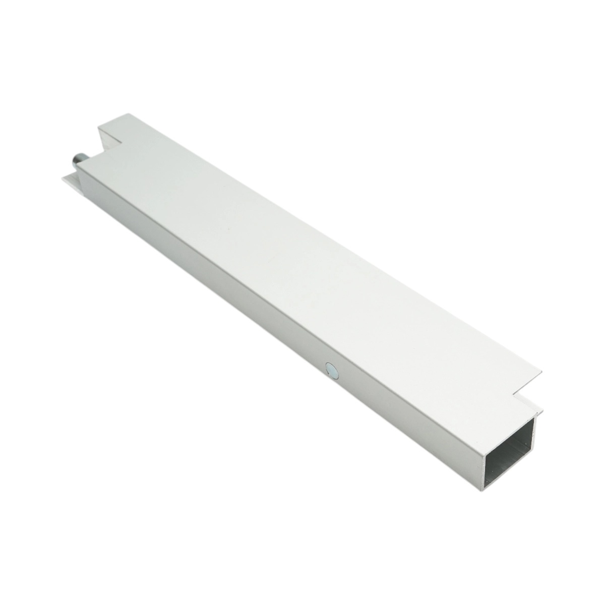 Inchizator oblon interior dreapta aluminiu, maner otel zincat 400mm, DISUH10