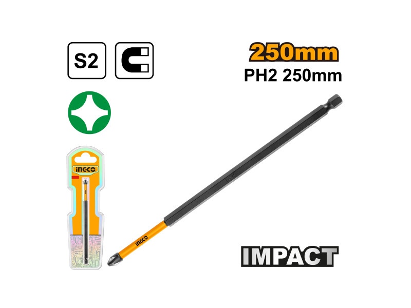 INGCO Impact bit punct PH2 x 250 mm