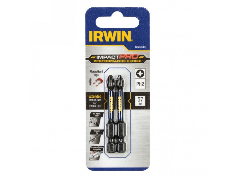 IRWIN Impact Pro Bithegy PH2 x 57 mm (2 buc)