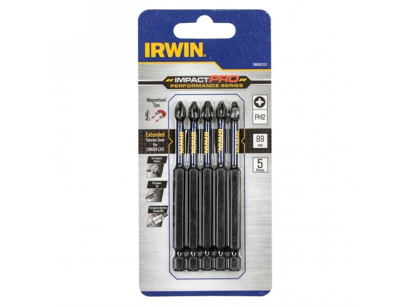 IRWIN Impact Pro Bithegy PH2 x 89 mm (5 buc)