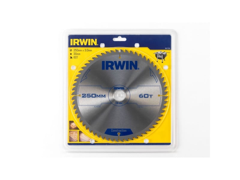 IRWIN Lamă de ferăstrău pentru lemn 250 x 30 mm / 60T - 2 | YEO