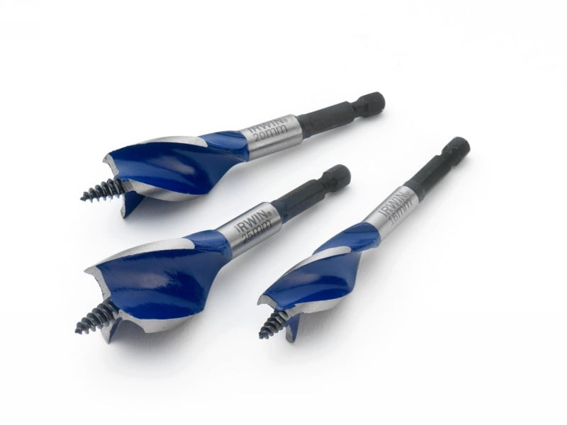 IRWIN Set de burghie pentru lemn 3 bucăți 100 mm bit Blue Groove 6x - 2 | YEO