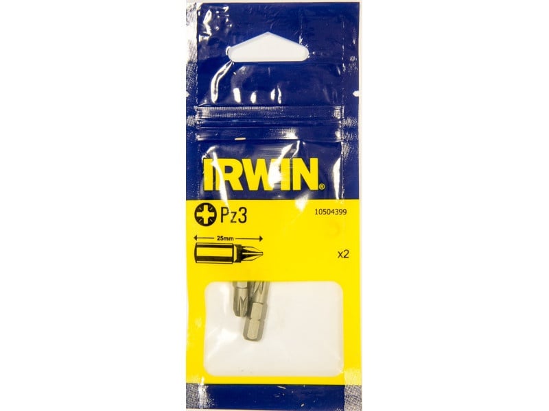 IRWIN vârf bit PZ3 x 25 mm (2 buc)