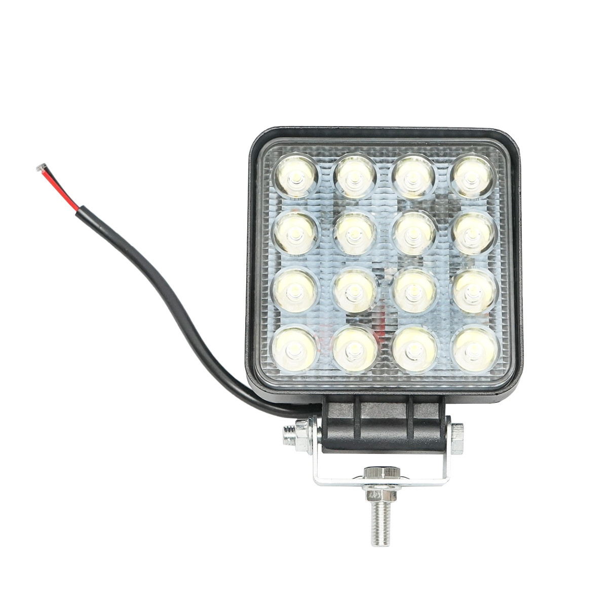 Lampa cu 16 LED-uri 10-30V 48W unghi radiere 30 de grade tip spot 108x108x57mm, Cod: BK69017S, Brand: BRECKNER GERMANY