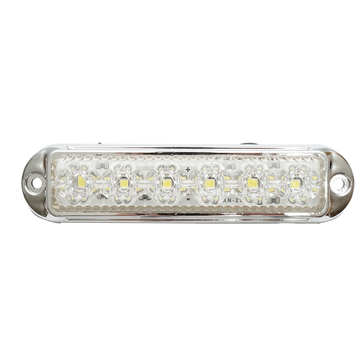 Lampa laterala gabarit LED 12-24V, alb 155x37mm, rama cromata , Cod: BK79681, Brand: BRECKNER GERMANY