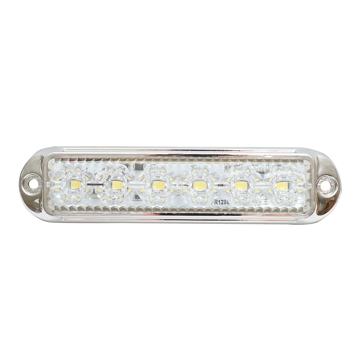 Lampa laterala gabarit LED 12-24V, alb 4 functii 155x37mm, rama cromata, Cod: BK79691, Brand: BRECKNER GERMANY