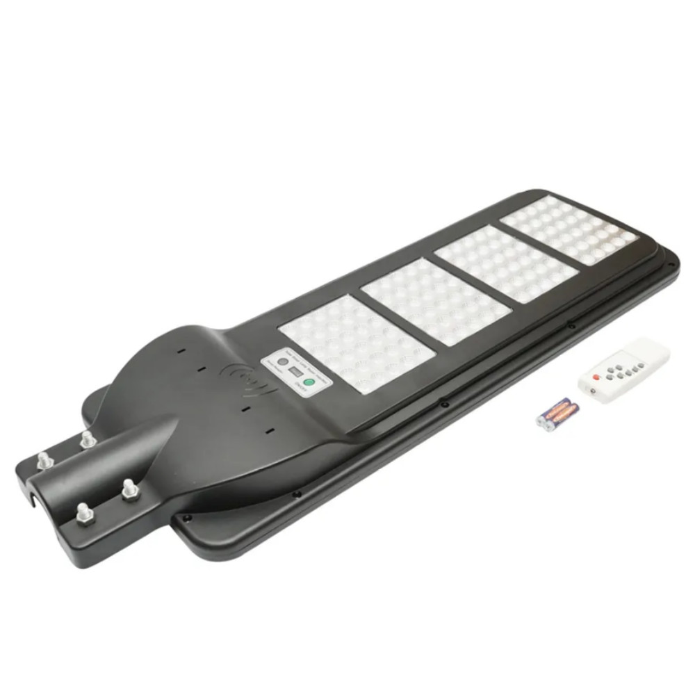 Lampa solara LED iluminat stradal 300W, cu panou solar si senzor de miscare cu prindere pe stalp, Cod: BK69238 Echivalență: DISFK81, Breckner Germany