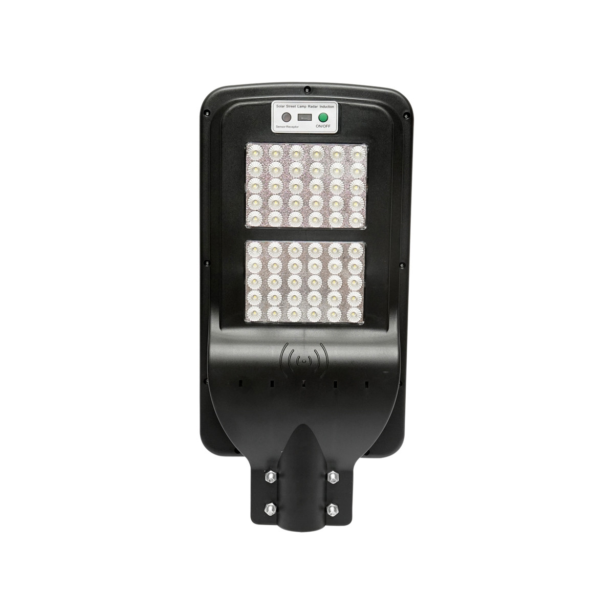 Lampa solara LED iluminat stradal, 60W, 6500K, IP65, cu panou solar, senzor de miscare si prindere pe stalp, Cod: BK69219 Echivalență: DISDW55, Breckner Germany - 1 | YEO