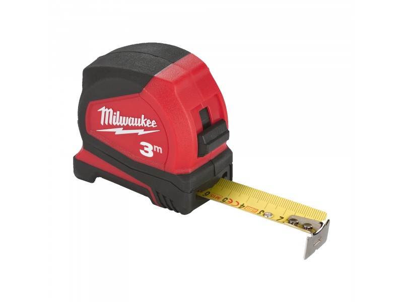 MILWAUKEE Bandă de măsurat 3 m x 16 mm Pro Compact - 1 | YEO