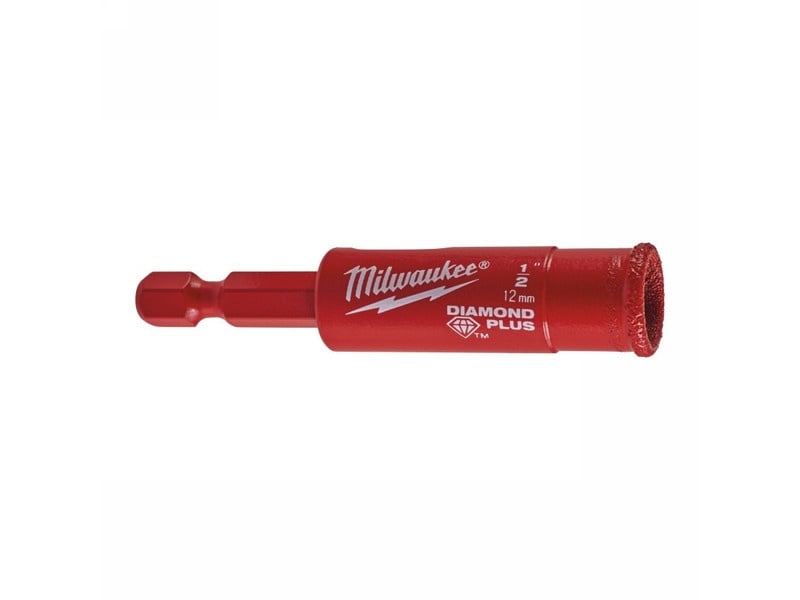 MILWAUKEE Cutter circular diamantat 12 mm cu bit Diamond Plus™ umed/uscat