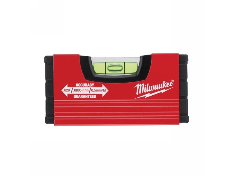 MILWAUKEE Nivel cu bulă de aer 100 mm MINIBOX