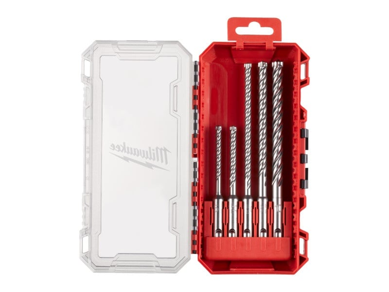 MILWAUKEE Set de burghie pentru roci 5 piese MX4 SDS-Plus