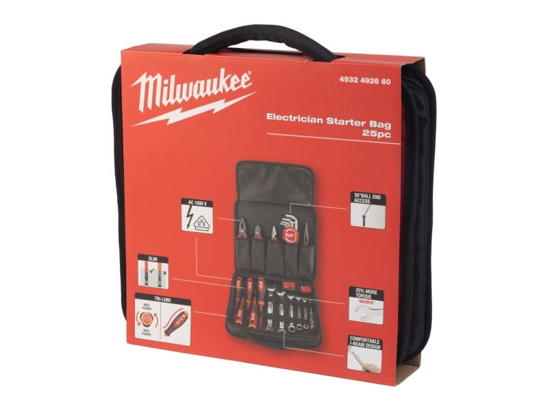 MILWAUKEE Set de scule izolate pentru electricieni 25 de piese