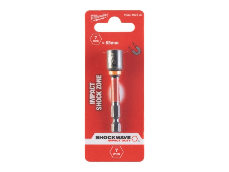 MILWAUKEE SHOCKWAVE™ Șurubelniță 7 x 65 mm 1/4" Hex magnetic