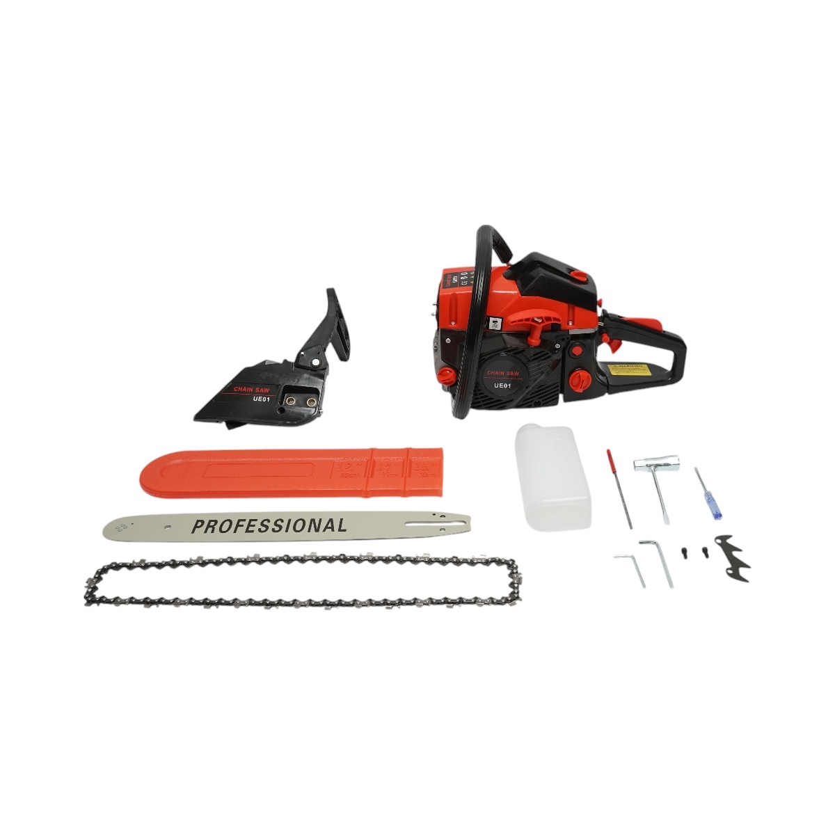 Motofierastrau, drujba 2 timpi 2.8CP, 52cc cu lama 16 inch(40cm) accesorii incluse, Cod: DISUE01 - 2 | YEO