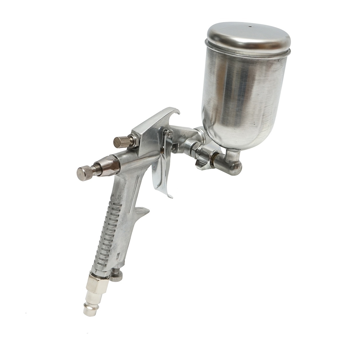 Pistol de vopsit cu aer comprimat 200ml, duza 0.5mm, debit 60ml/min, presiune max. 2.5 bar F-2 , Cod: BK76122 - 2 | YEO