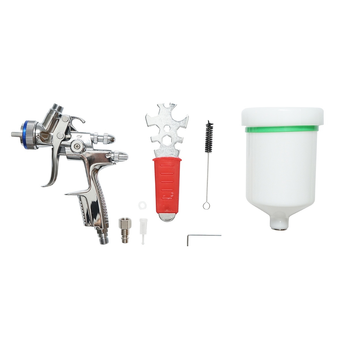 Pistol de vopsit cu aer comprimat 500ml, duza 1.4mm, debit 200ml/min, presiune max. 4 bar, Cod: BK76142 - 1 | YEO