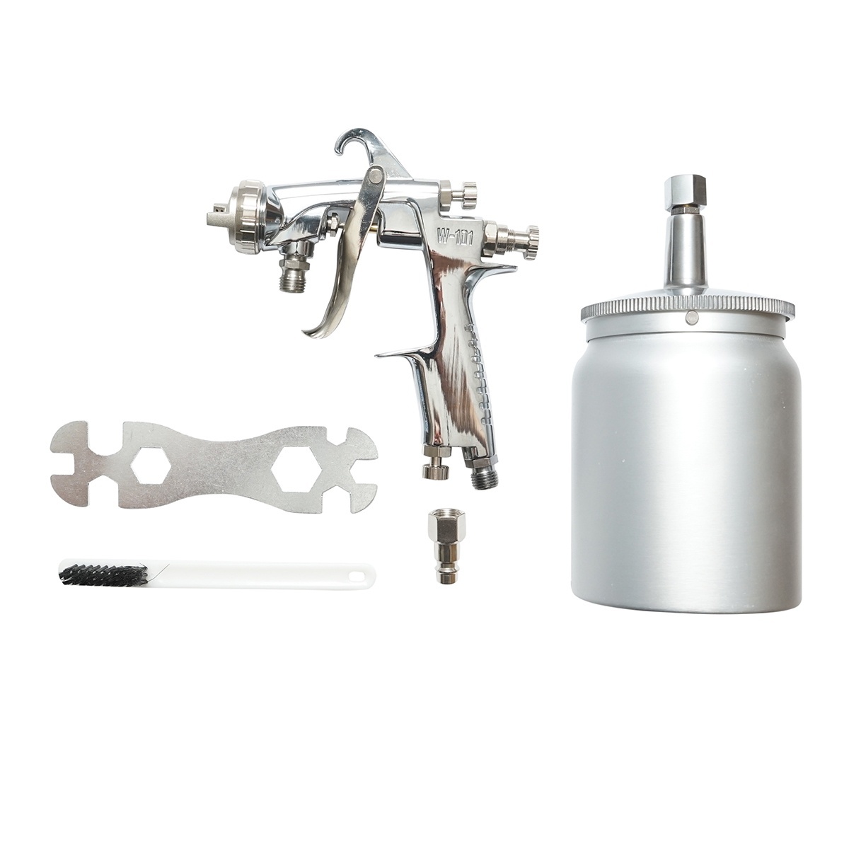 Pistol de vopsit cu aer comprimat 600ml, duza 2mm HVLP, debit 300ml/min, presiune max. 5 bar, Cod: BK76137 - 1 | YEO