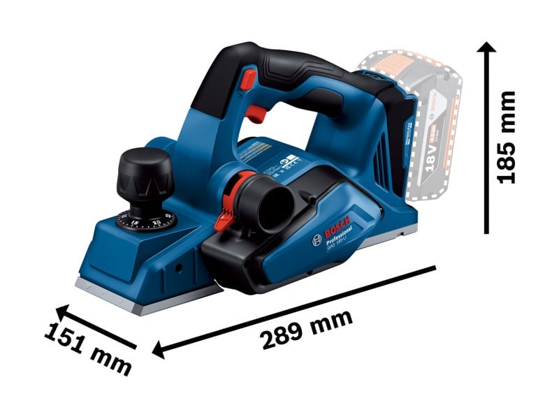 Placa BOSCH fără fir GHO 185-LI (fără acumulator și încărcător) - 2 | YEO