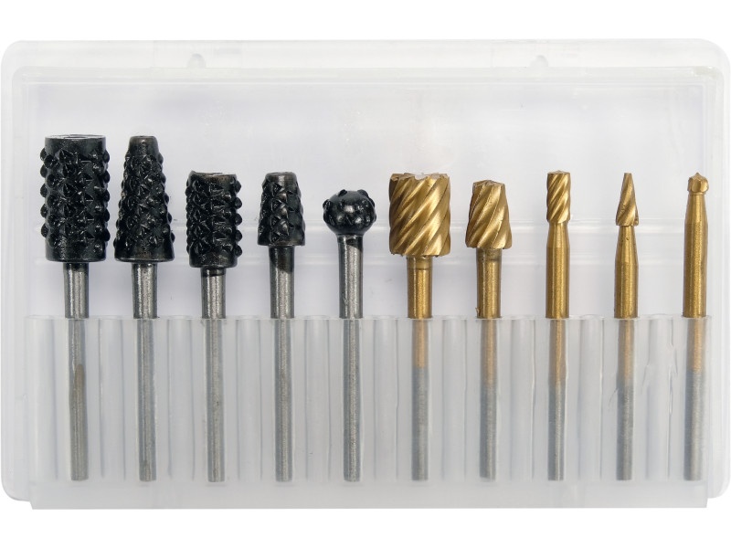 Set de frezare YATO Turbo 10 piese (pin de 3,2 mm)