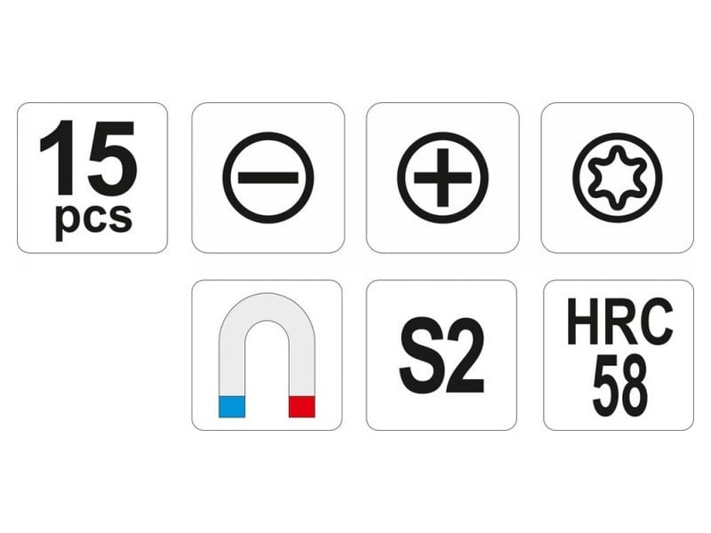 Set șurubelnițe YATO 15 piese