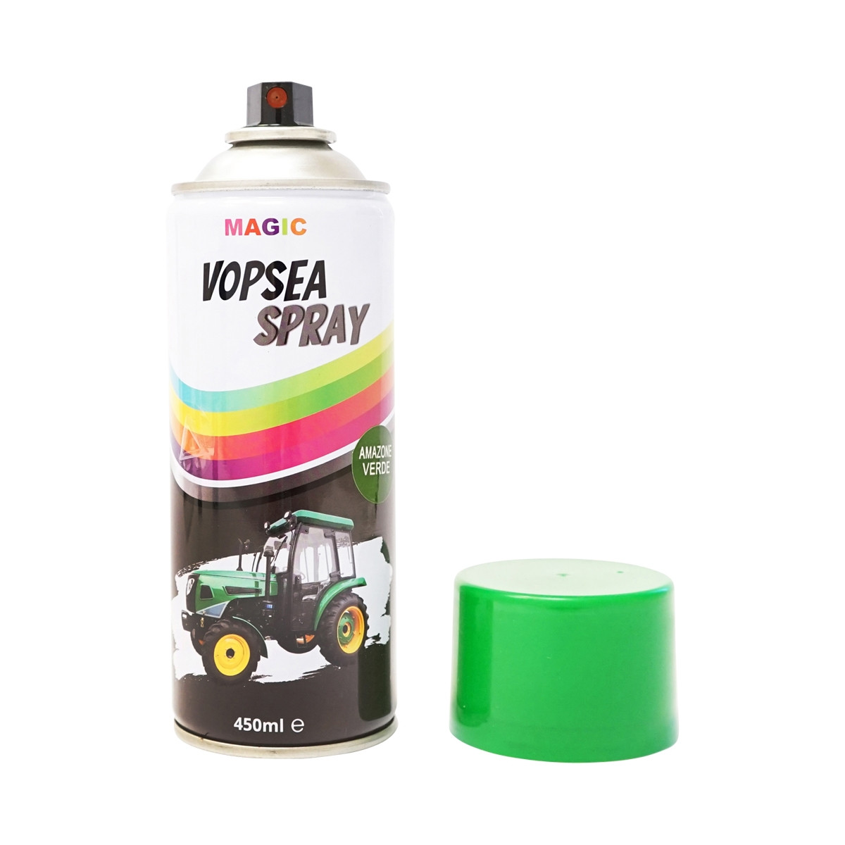 Spray vopsea auto verde tip Amazone profesionala cu uscare rapida 450ml, Cod: BK836115, Brand: MAGIC - 1 | YEO