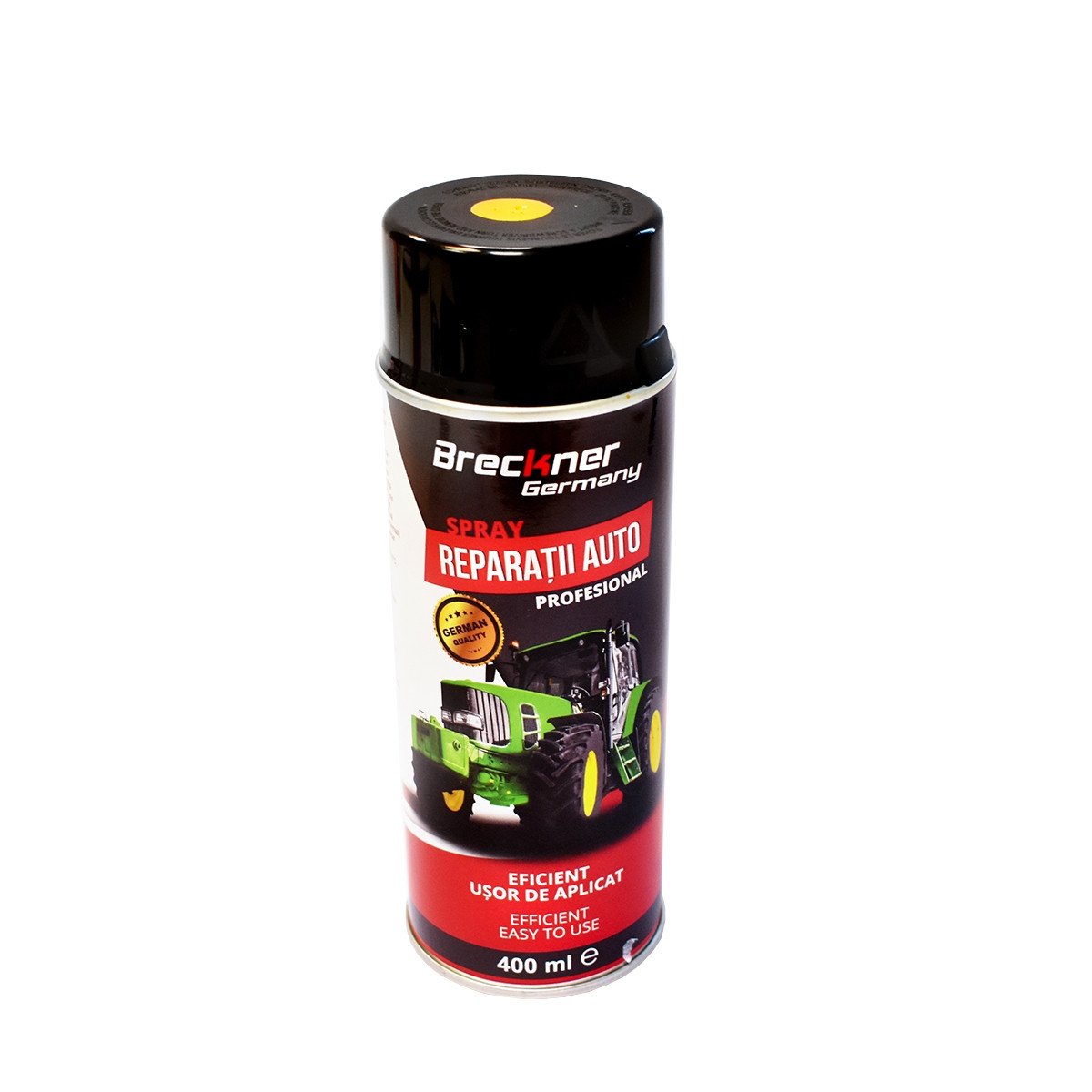 Spray vopsea galben pentru reparatii auto, tip Caterpillar, Cod: BK1S133, Brand: BRECKNER GERMANY