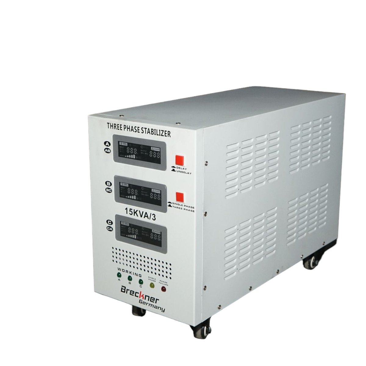 Stabilizator automat de tensiune 15KVA, 12KW trifazat cu servomotor, Cod: BK69934, Brand: BRECKNER GERMANY - 1 | YEO