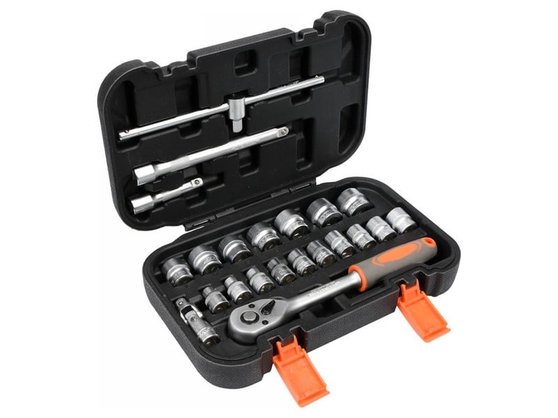 STHOR Set de chei 22 piese 3/8" 6-22 mm - 1 | YEO