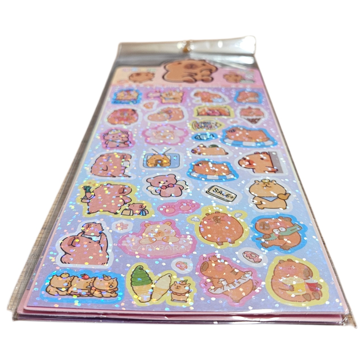 Sticker 3D Capybara – 21 cm, Decor Autocolant Vesel