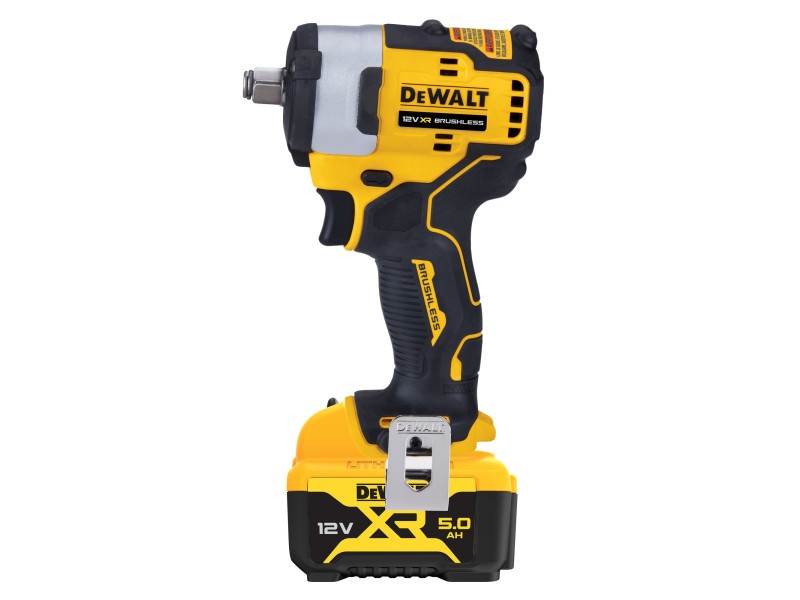 Șurubelniță cu impact DEWALT fără fir 12 V fără perie de carbon 1/2" 340 Nm (2 baterii de 5,0 Ah + încărcător) - 1 | YEO