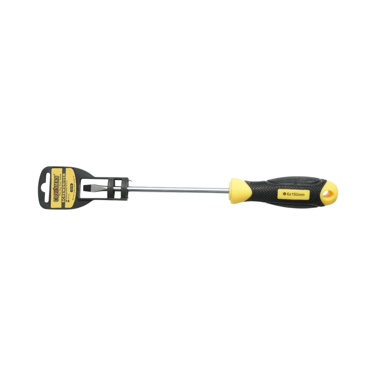 Surubelnita dreapta 6x150mm cu varf magnetic profesionala Cr-V , Cod: DISUF85, Crownman